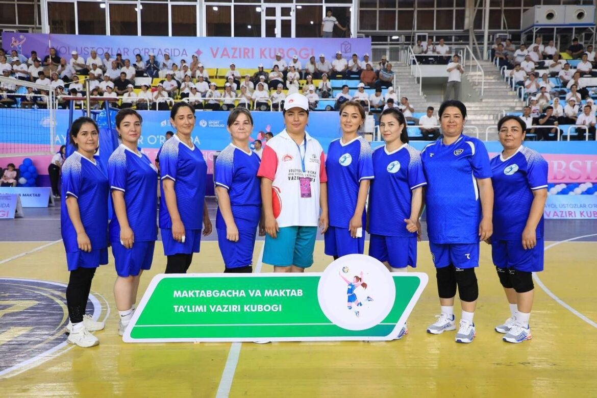 BIRINCHI MARTA USTOZLAR ISHTIROKIDA VOLEYBOL BOʼYICHA RESPUBLIKA MUSOBAQASI TASHKIL ETILDI